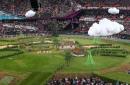 Ian and Vicki at Olympic Opening Ceremony 2012